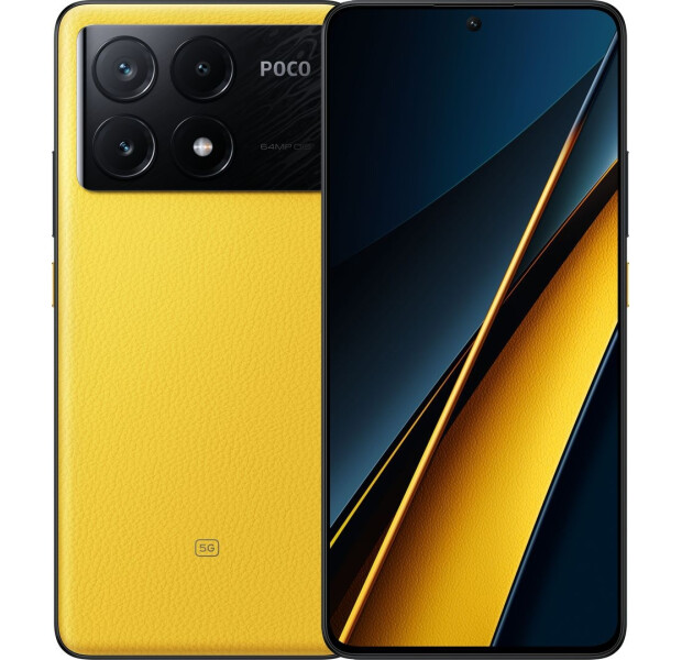 Смартфон Xiaomi Poco X6 Pro 5G 12/512Gb Yellow (EU)